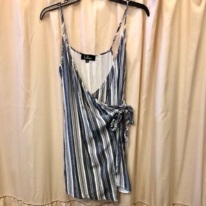 Lulu’s wrap dress/ swim cover up